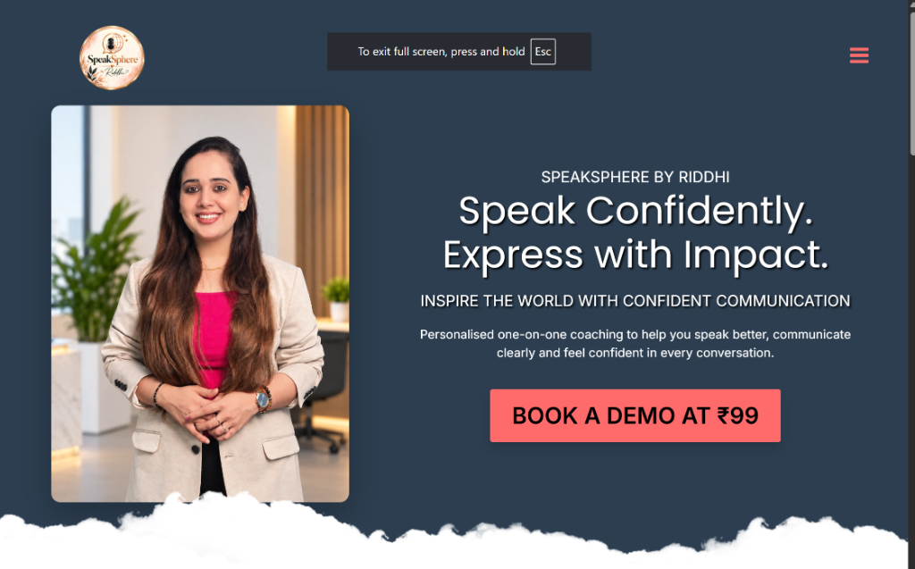 SpeakSphere by Riddhi